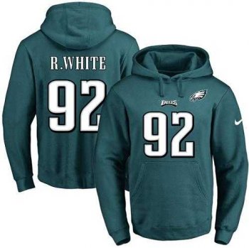 Nike Philadelphia Eagles #92 Reggie White Midnight Green Name & Number Pullover NFL Hoodie