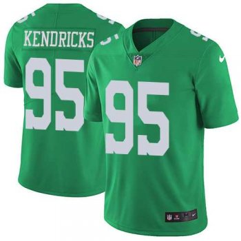 Nike Philadelphia Eagles #95 Mychal Kendricks Green Men's Stitched NFL Limited Rush Jersey