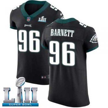 Nike Philadelphia Eagles #96 Derek Barnett Black Alternate Super Bowl LII Men's Stitched NFL Vapor Untouchable Elite Jersey