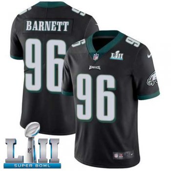 Nike Philadelphia Eagles #96 Derek Barnett Black Alternate Super Bowl LII Men's Stitched NFL Vapor Untouchable Limited Jersey