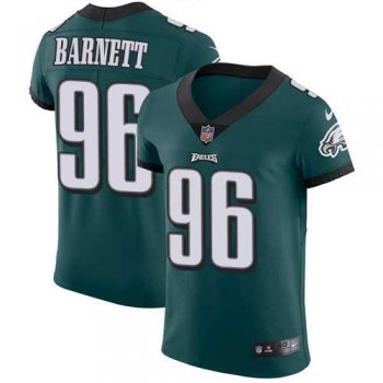 Nike Philadelphia Eagles #96 Derek Barnett Midnight Green Team Color Men's Stitched NFL Vapor Untouchable Elite Jersey