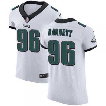 Nike Philadelphia Eagles #96 Derek Barnett White Men's Stitched NFL Vapor Untouchable Elite Jersey