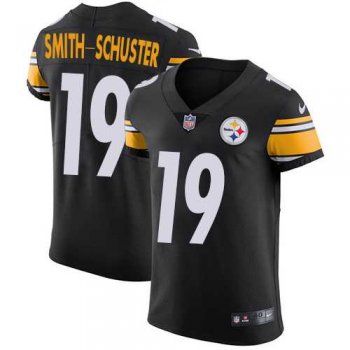 Nike Pittsburgh Steelers #19 JuJu Smith-Schuster Black Team Color Men's Stitched NFL Vapor Untouchable Elite Jersey