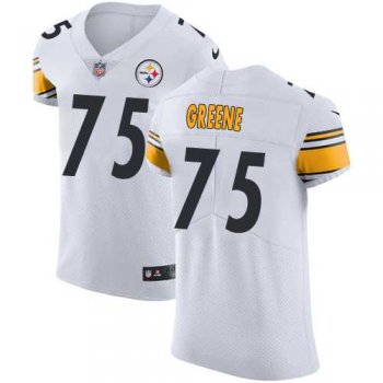 Nike Pittsburgh Steelers #75 Joe Greene White Men's Stitched NFL Vapor Untouchable Elite Jersey