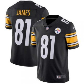 Nike Pittsburgh Steelers #81 Jesse James Black Team Color Men's Stitched NFL Vapor Untouchable Limited Jersey