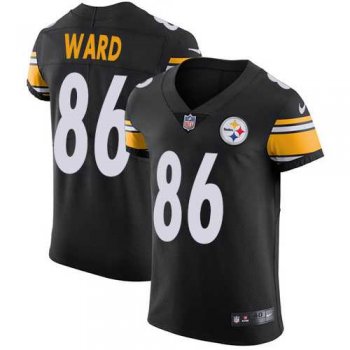 Nike Pittsburgh Steelers #86 Hines Ward Black Team Color Men's Stitched NFL Vapor Untouchable Elite Jersey