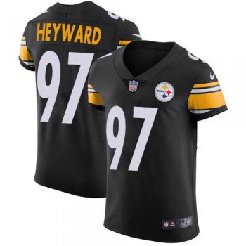 Nike Pittsburgh Steelers #97 Cameron Heyward Black Team Color Men's Stitched NFL Vapor Untouchable Elite Jersey