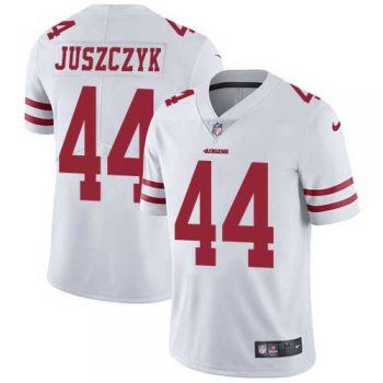 Nike San Francisco 49ers #44 Kyle Juszczyk White Men's Stitched NFL Vapor Untouchable Limited Jersey