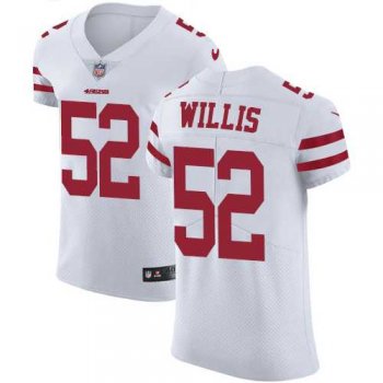 Nike San Francisco 49ers #52 Patrick Willis White Men's Stitched NFL Vapor Untouchable Elite Jersey