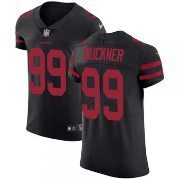 Nike San Francisco 49ers #99 DeForest Buckner Black Alternate Men's Stitched NFL Vapor Untouchable Elite Jersey