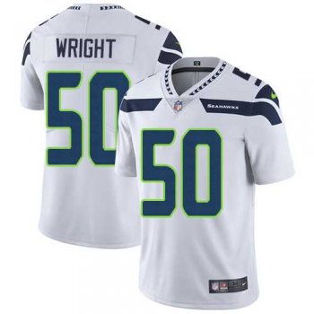 Nike Seattle Seahawks #50 K.J. Wright White Men's Stitched NFL Vapor Untouchable Limited Jersey