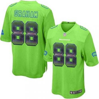 Nike Seattle Seahawks #88 Jimmy Graham Green Alternate Men's Stitched NFL Limited Strobe Jersey