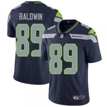 Nike Seattle Seahawks #89 Doug Baldwin Steel Blue Team Color Men's Stitched NFL Vapor Untouchable Limited Jersey