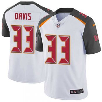 Nike Tampa Bay Buccaneers #33 Carlton Davis White Men's Stitched NFL Vapor Untouchable Limited Jersey