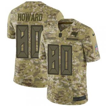 Nike Tampa Bay Buccaneers #80 O. J. Howard Camo Men's Stitched NFL Limited 2018 Salute To Service Jersey