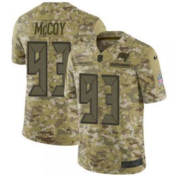 Nike Tampa Bay Buccaneers #93 Gerald McCoy Camo Men's Stitched NFL Limited 2018 Salute To Service Jersey