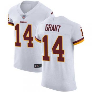 Nike Washington Redskins #14 Ryan Grant White Men's Stitched NFL Vapor Untouchable Elite Jersey