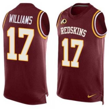 Nike Washington Redskins #17 Doug Williams Burgundy Red Team Color Men's Stitched NFL Limited Tank Top Jersey