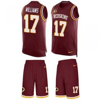 Nike Washington Redskins #17 Doug Williams Burgundy Red Team Color Men's Stitched NFL Limited Tank Top Suit Jersey