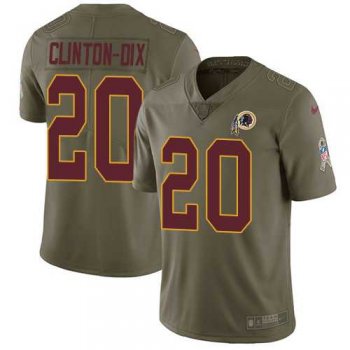 Nike Washington Redskins #20 Ha Ha Clinton-Dix Olive Men's Stitched NFL Limited 2017 Salute To Service Jersey