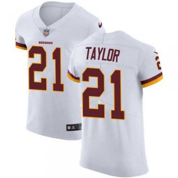 Nike Washington Redskins #21 Sean Taylor White Men's Stitched NFL Vapor Untouchable Elite Jersey