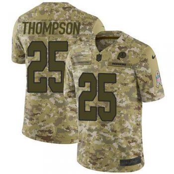 Nike Washington Redskins #25 Chris Thompson Camo Men's Stitched NFL Limited 2018 Salute To Service Jersey