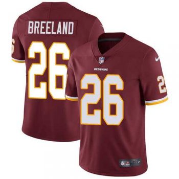 Nike Washington Redskins #26 Bashaud Breeland Burgundy Red Team Color Men's Stitched NFL Vapor Untouchable Limited Jersey