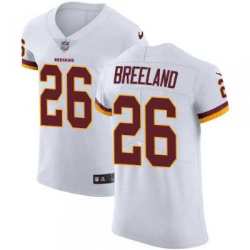 Nike Washington Redskins #26 Bashaud Breeland White Men's Stitched NFL Vapor Untouchable Elite Jersey