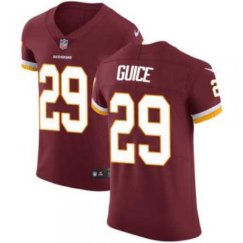 Nike Washington Redskins #29 Derrius Guice Burgundy Red Team Color Men's Stitched NFL Vapor Untouchable Elite Jersey