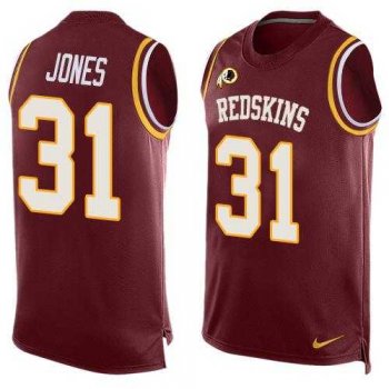 Nike Washington Redskins #31 Matt Jones Burgundy Red Team Color Men's Stitched NFL Limited Tank Top Jersey