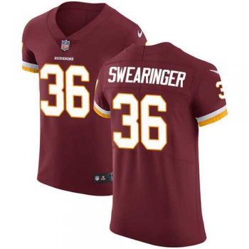 Nike Washington Redskins #36 D.J. Swearinger Burgundy Red Team Color Men's Stitched NFL Vapor Untouchable Elite Jersey