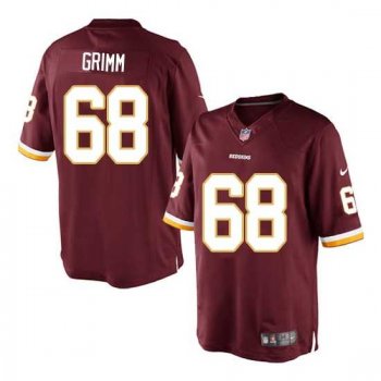 Nike Washington Redskins #68 Russ Grimm Burgundy Red Limited Jersey