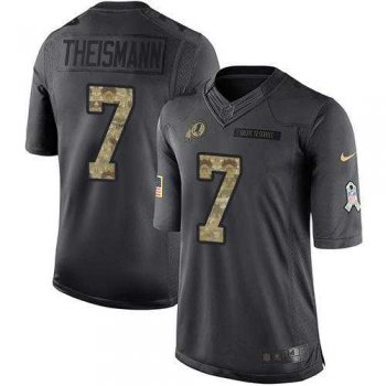 Nike Washington Redskins #7 Joe Theismann Black Men's Stitched NFL Limited 2016 Salute to Service Jersey