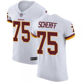 Nike Washington Redskins #75 Brandon Scherff White Men's Stitched NFL Vapor Untouchable Elite Jersey