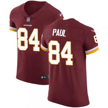 Nike Washington Redskins #84 Niles Paul Burgundy Red Team Color Men's Stitched NFL Vapor Untouchable Elite Jersey