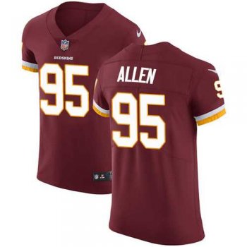 Nike Washington Redskins #95 Jonathan Allen Burgundy Red Team Color Men's Stitched NFL Vapor Untouchable Elite Jersey