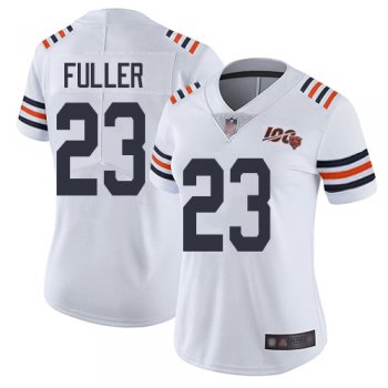 Bears #23 Kyle Fuller White Alternate Women's Stitched Football Vapor Untouchable Limited 100th Season Jersey