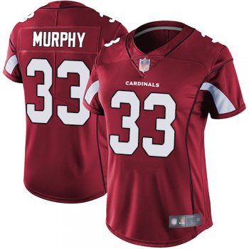 Cardinals #33 Byron Murphy Red Team Color Women's Stitched Football Vapor Untouchable Limited Jersey