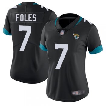 Nike Jaguars #7 Nick Foles Black Team Color Women's Stitched NFL Vapor Untouchable Limited Jersey