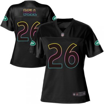 Nike Jets #26 Le'Veon Bell Black Women's NFL Fashion Game Jersey