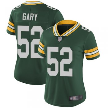 Nike Packers #52 Rashan Gary Green Team Color Women's Stitched NFL Vapor Untouchable Limited Jersey