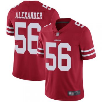 Youth Nike 49ers #56 Kwon Alexander Red Team Color Youth Stitched NFL Vapor Untouchable Limited Jersey