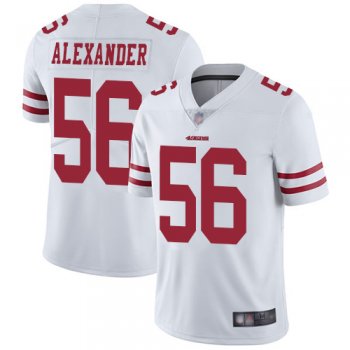 Youth Nike 49ers #56 Kwon Alexander White Youth Stitched NFL Vapor Untouchable Limited Jersey