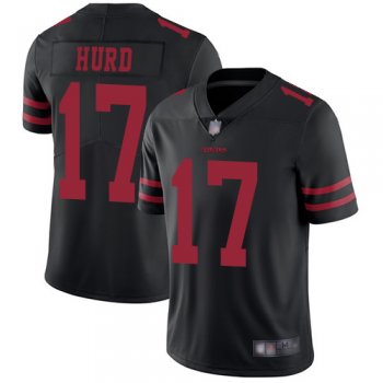 Youth 49ers #17 Jalen Hurd Black Alternate Youth Stitched Football Vapor Untouchable Limited Jersey