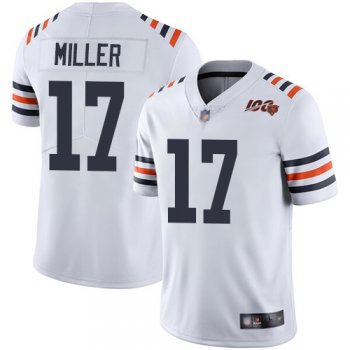 Youth Bears #17 Anthony Miller White Alternate Youth Stitched Football Vapor Untouchable Limited 100th Season Jersey