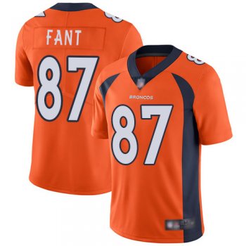 Youth Nike Broncos #87 Noah Fant Orange Team Color Youth Stitched NFL Vapor Untouchable Limited Jersey