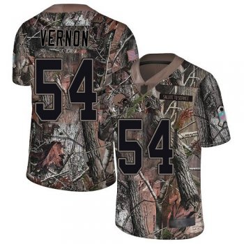 Youth Nike Browns #54 Olivier Vernon Camo Youth Stitched NFL Limited Rush Realtree Jersey