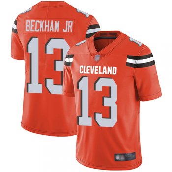 Youth Nike Browns #13 Odell Beckham Jr Orange Alternate Youth Stitched NFL Vapor Untouchable Limited Jersey