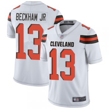 Youth Nike Browns #13 Odell Beckham Jr White Youth Stitched NFL Vapor Untouchable Limited Jersey