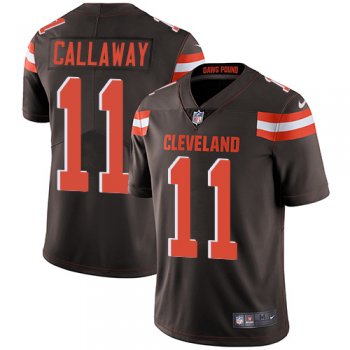 Youth Nike Browns #11 Antonio Callaway Brown Team Color Youth Stitched NFL Vapor Untouchable Limited Jersey